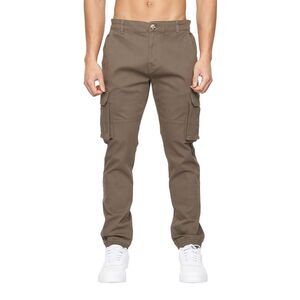 Crosshatch Mens Frentons Cargo Pants / Khaki